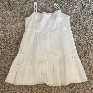 White mini dress